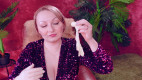 Arya Grander: 乳胶手套Asmr视频。牙医恋物癖。Arya Grander