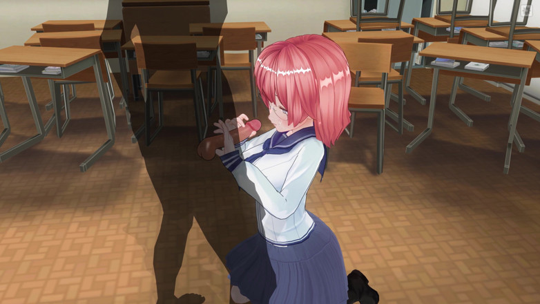 H3DC: Awek kolej Hentai 3D melancap zakar kepada cikgunya