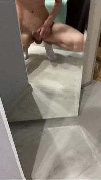 거울 앞에서 딸딸이