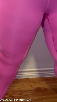 Desperate for a Wee Pissing My Self in Nylon Leggings