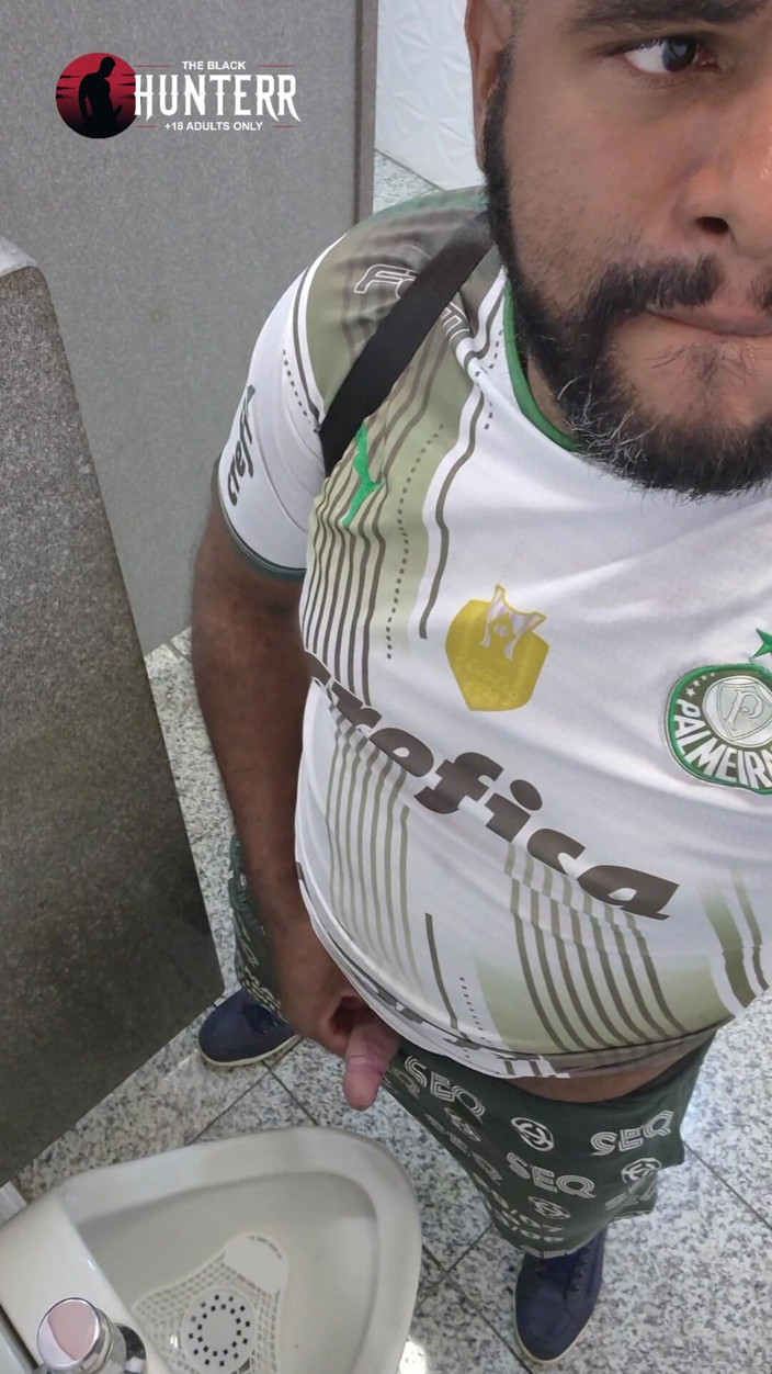 TheBlacKHunterr: After Training Masturbating in the Bathroom