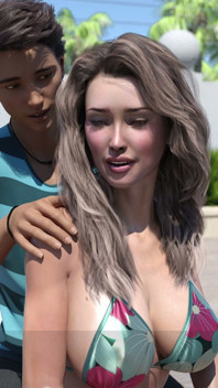 Awam Slutty MILF - Pd18 - Sophia Masturbates While Sunbathing, Secretly Hoping Sam Saw How Horny She Was
