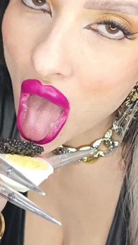 I Eat Black Caviar, Tease You with Extremely Long Stiletto Nails and Humiliate You