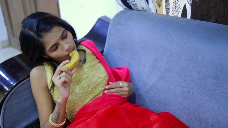 Triflicks: Nand Bhabhi Was Having Sex with a Banana Her Friend...