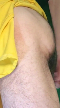 Flowery Seamless Thong with Yellow Skirt
