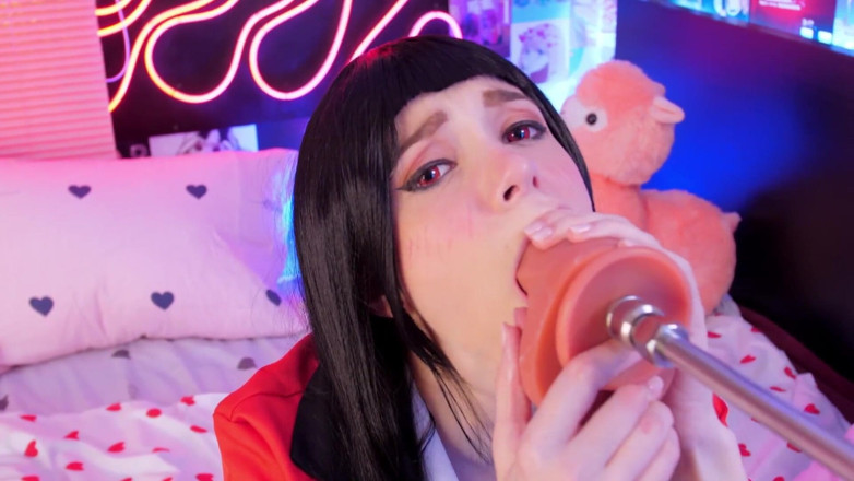 Юкки Ами: Секс: Yumeko Jabami машина для траха с кримпаем