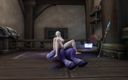 Wraith ward: Blonde heks neemt grote blauwe lul: Warcraft-parodie