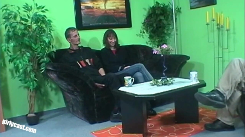 Girlycast: Mandy &amp; Olli the first time on camera