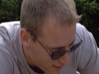 Porno kino: Busty Stepsis From Germany Smashed by Two Guys at Pool