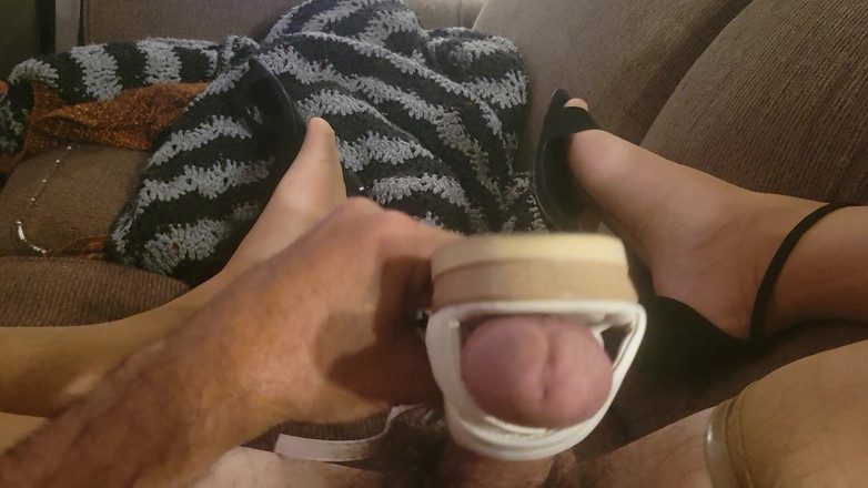 Feet Lover: Fucking Girlfriend's Shoes in Nylons and Brittany's Heels