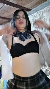 Beautiful Natural Girl with Big Tits Takes It All