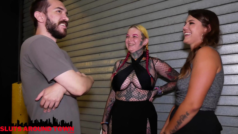 Sluts Around Town: Threesome after canceled concert