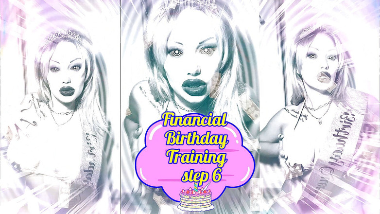 Goddess Misha Goldy: Entraînement financier envoûtant de la déesse de l'anniversaire ! Étape 6