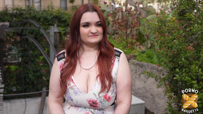 Porno Baguette: Amandine, nettes mädchen, will von zwei schwänzen gefickt werden