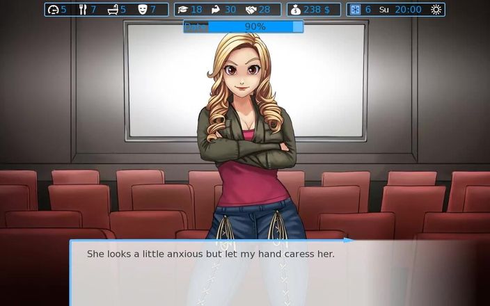 Visual Novel Collect LoveSkySan: Tình yêu tình dục cơ sở thứ hai phần 5 gameplay...