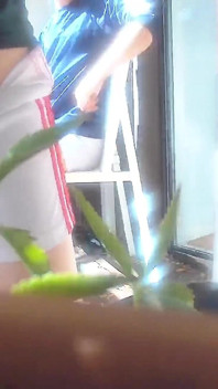 Redhead Boy Tries to Pee in a Bottle Hiding From His Flatmate. Caught, It Ends up in Watersports and a Blowjob Tease