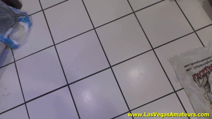 Spungy Gunk Films: Raven Vice caught him again handjob cum denial with her...