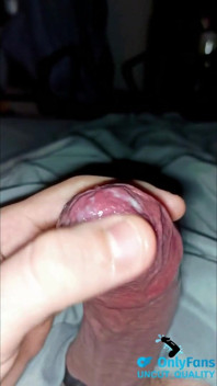 Cum Play with Phimosis Tight Foreskin