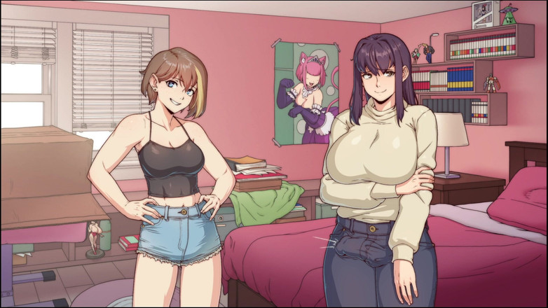 Trans Maaya: Chloe nhận boner cho bạn cùng phòng amy của cô ấy...