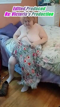 Vicki, Infirmière BBW, Enfile Un Boyau De Culotte Blanche Pour Vous!