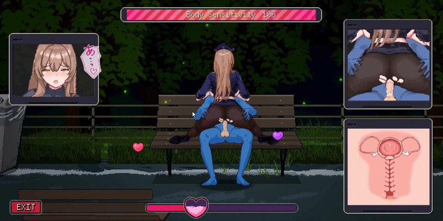 NSFWOtaku: Mladá žena s velkými prsy v obchodě úřednice všechny intimní noční sexuální...