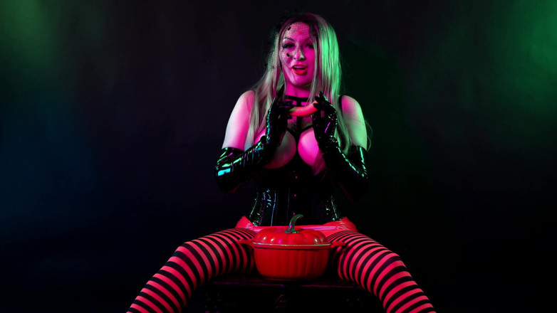 Arya Grander: Halloween witch! SPH JOI facesitting