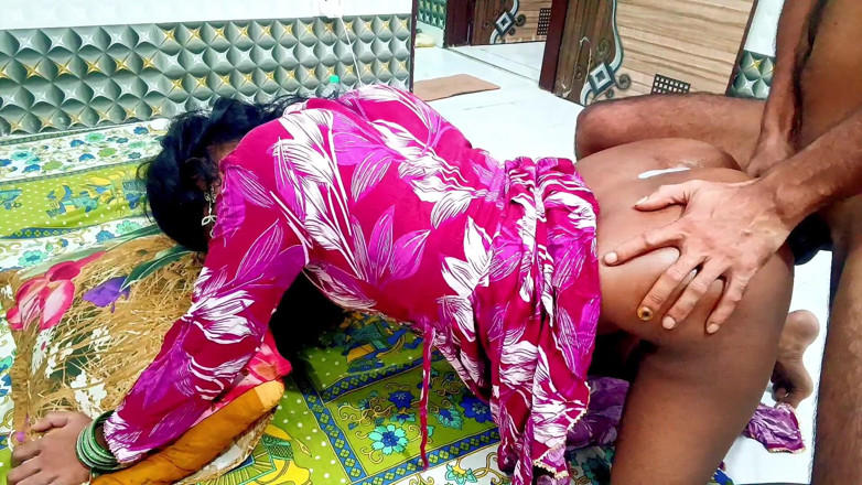 LateralChain349: Hot Indian Girl in Traditional Dress Sucks &amp; Gets Fucked From...