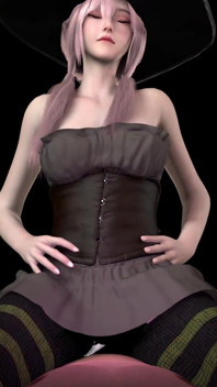 Lapdance -ul unei vrăjitoare coreene (Vedere la persoana 1 cu călărie de Halloween)