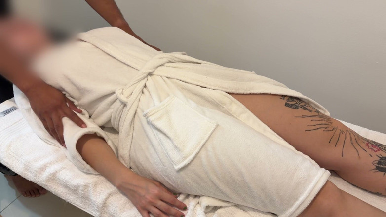 Secret Latina: Naked Massage for a Gym Girl