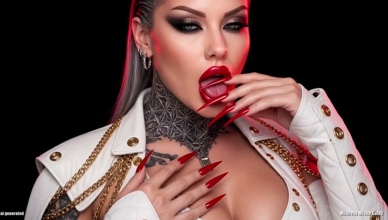 Goddess Misha Goldy: Ordenha da bruxa. Acha que meus olhos são mágicos? Prove...