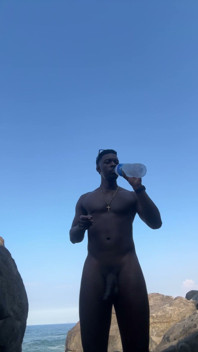 Exhibitionism on the Beach 10 Inches Dick BBC
