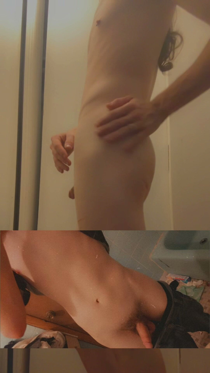 SmoleGirlTrans: Trans Pet Shows off Her Body and Stretches Her Hole