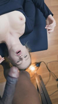 Riding on Top - Mouth Full of Cum