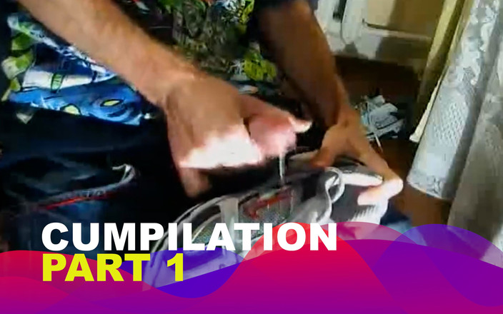 Sneakersmax98: Compilație de ejaculare pe adidași, partea 1