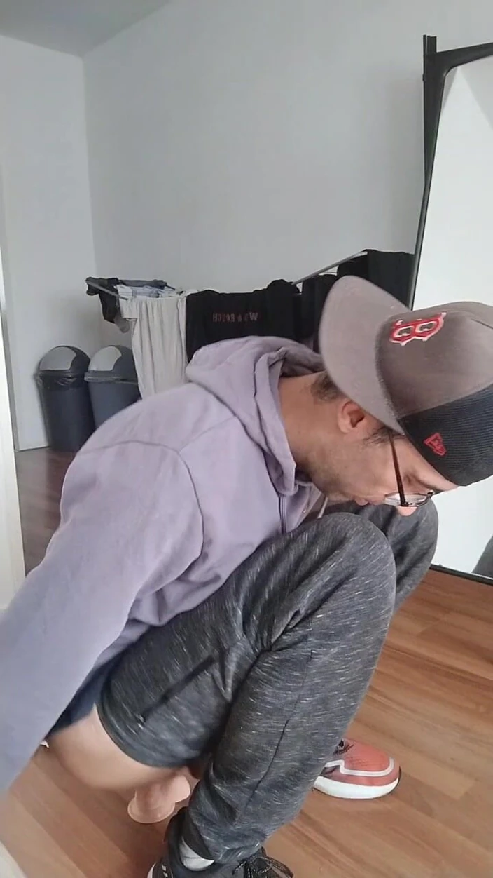 Roommate Jermain: Indonesian Boy's Dildo Ridding