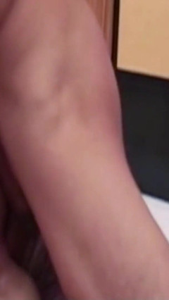 Tranny with a Huge Cock Gets Anal Sex in a Hotel Room