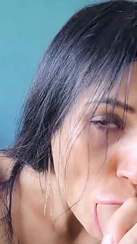 I Sucked a Big and Thick Dick and Took a Portion of Hot Cum in My Mouth