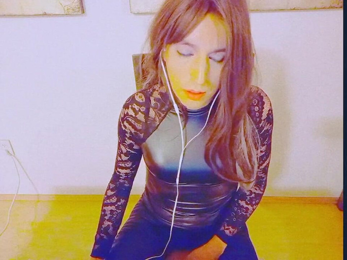 Tammy sissy slave: Shemale Sissy che si masturba