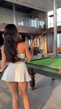 JOI, CBT While Playing Billiard