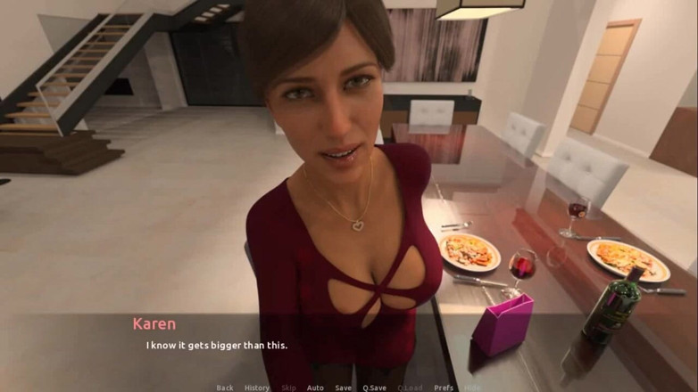 Dirty GamesXxX: THE VISIT: Lesbian strip show and unexpected premature ejaculation ep.34