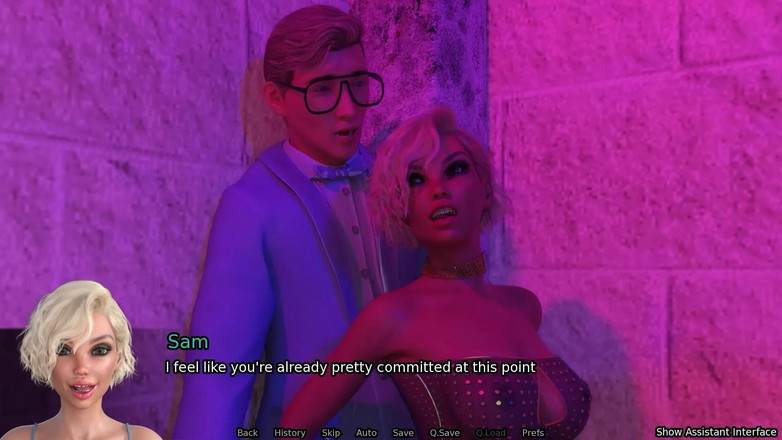 Studio-77: Anální sex nevlastní sestry - porno hra sexbot