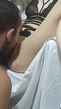 POV-masturbation, muschi lecken und creampie, eine perfekte Kombination (vollständiges video)