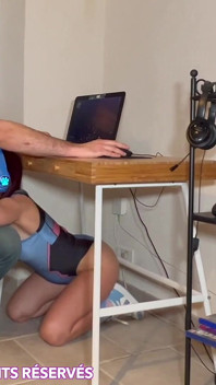 Babyfantasy83 - гик трахает меня на своем столе и покрывает мое лицо в сперме