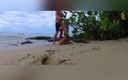 Squirt Milf: Dreamgirl publiczne porno na plaży - blow - piesek