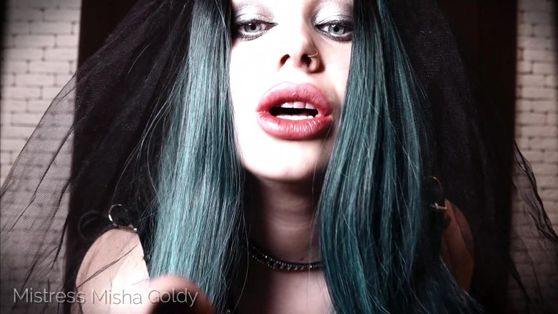 Goddess Misha Goldy: You are nothing but a mindless jerker!