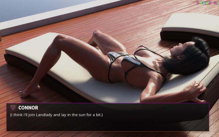 Porny Games: Lewdlab tarafından gece yarısı cenneti - havuz kenarında eğlence, sekreterle yumuşak...