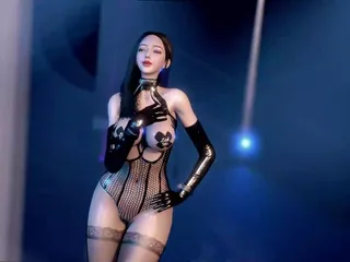 Sexy Big Ass Asian Girl Dancing in Lingerie