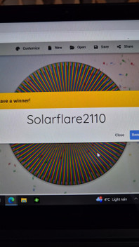 3rd Place Winner Congratulations to Solarflare2110