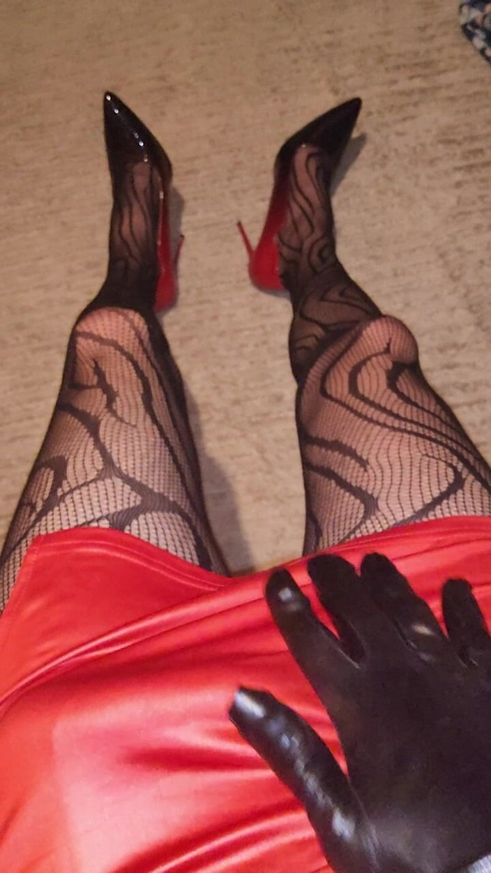 LoverPantyhose: Мой ажурный чулок