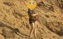 Lady Rose pee pee: На пляже 15 - большие жопы и моча.